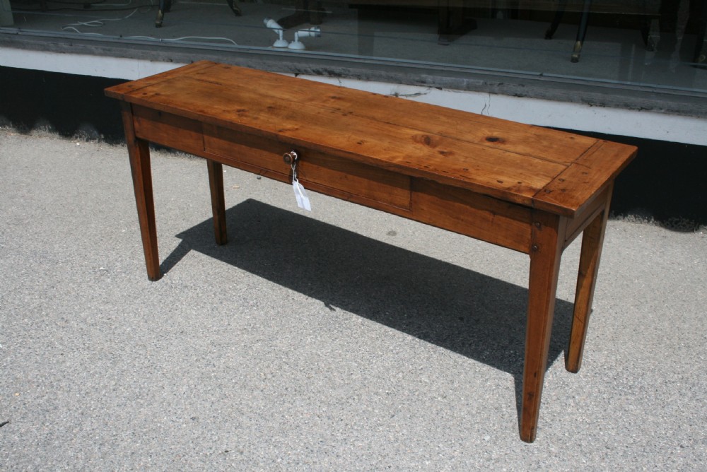french cherry wood side table  View III