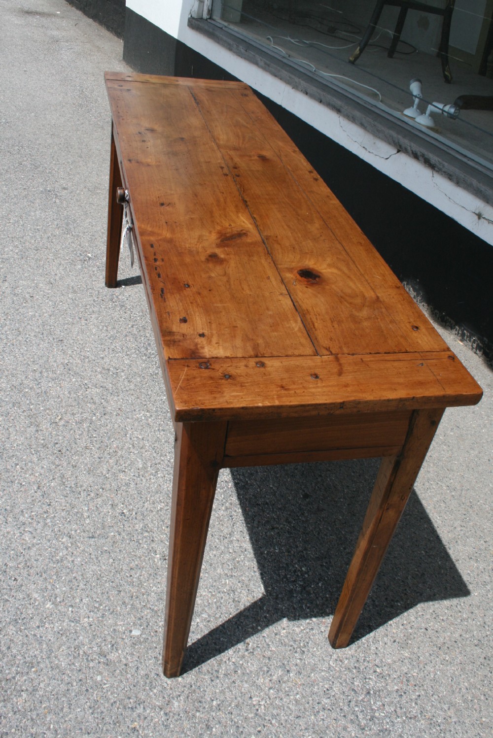 french cherry wood side table  View V