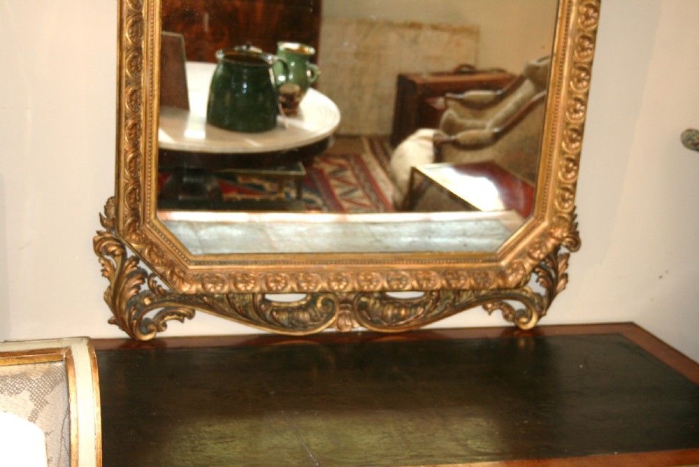 Italian carved wood gilt mirror View VI