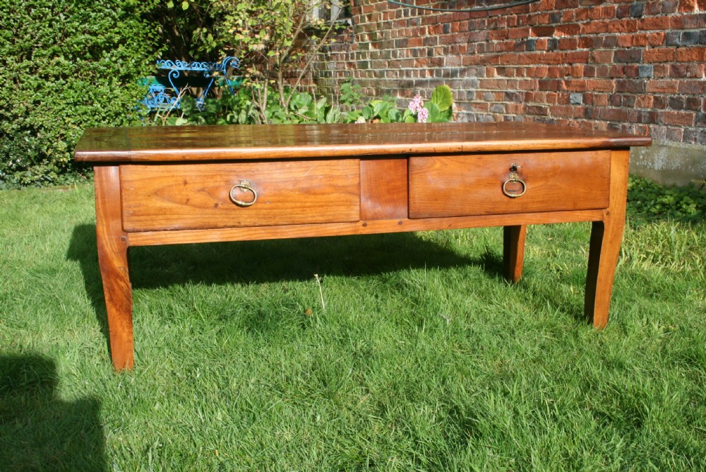 cherry wood coffee table  View III
