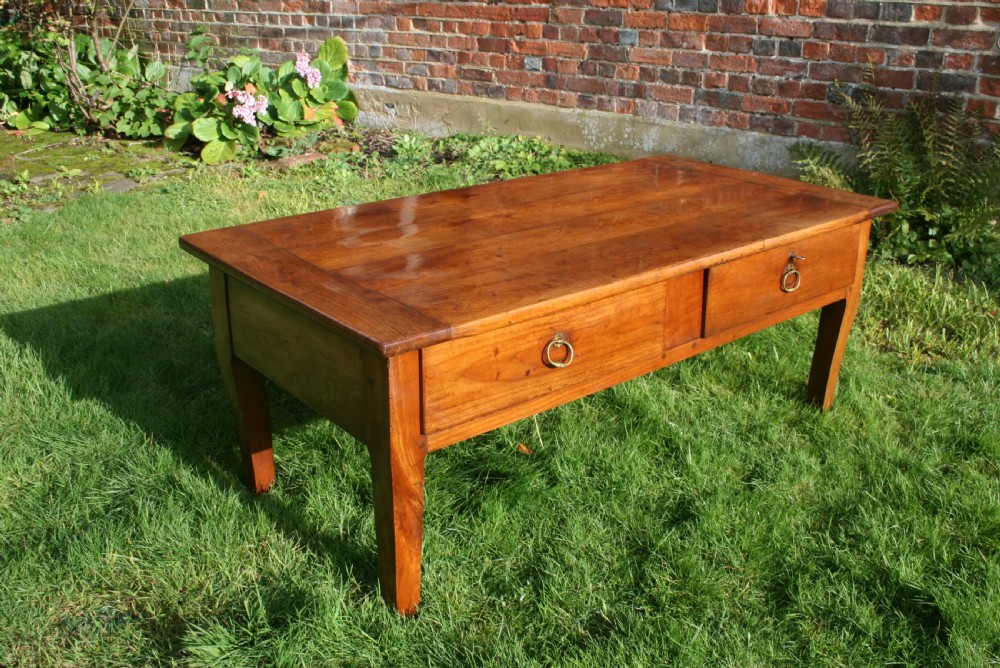 cherry wood coffee table  View IV