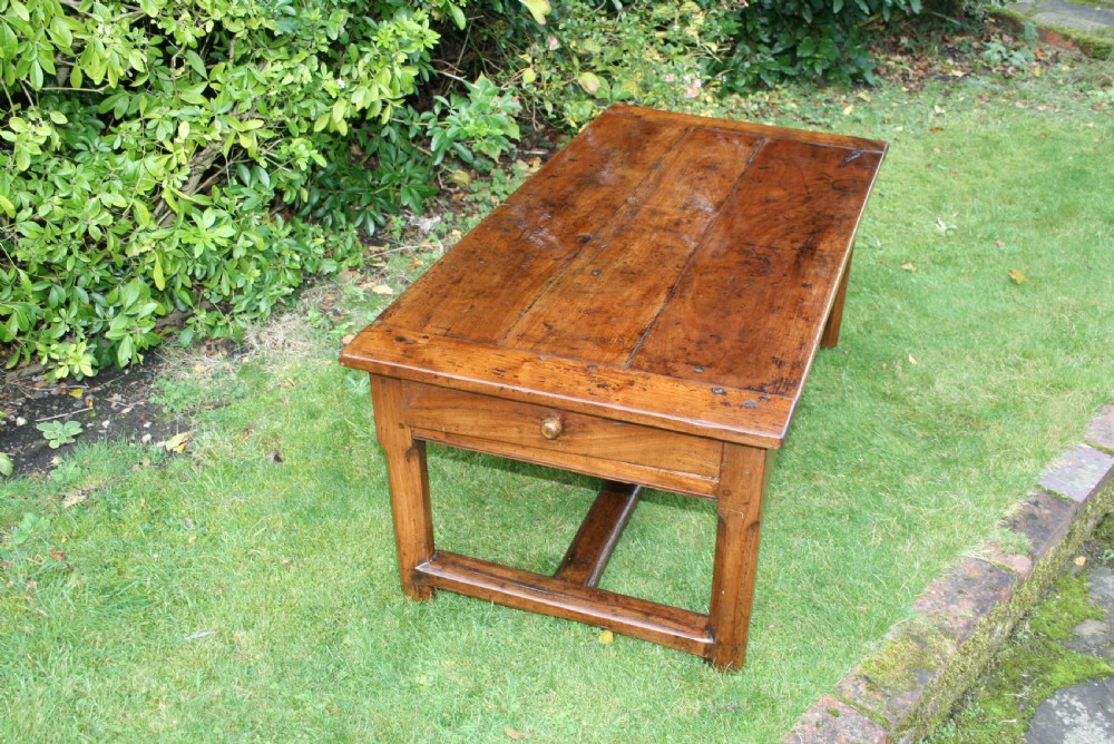 cherry wood coffee table  View IV