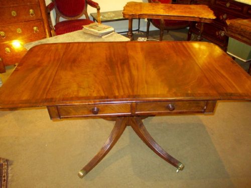 George III Mahogany Sofa Table