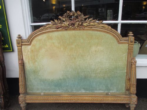 Large French Carved Bed
