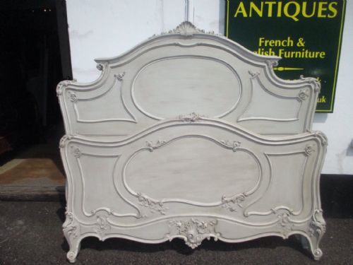 French Kingsize Painted Bed
