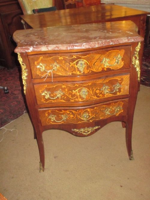 French Marquetry Commode, Chest of Drawers.