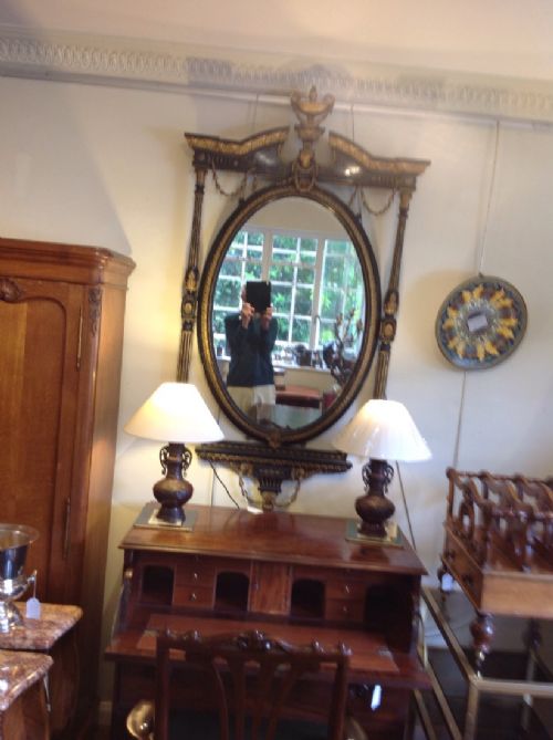 Victorian Ebonised Mirror
