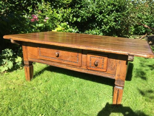 Large Walnut Alsace Coffee Table