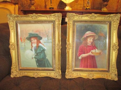 Pair of William E Evans Watercolours