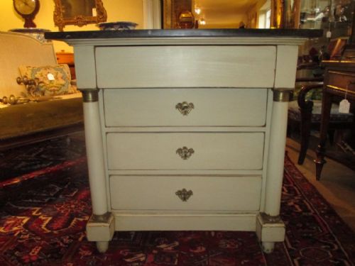 French Empire Painted Commode