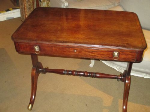 Plum Pudding Mahogany Side or Library Table