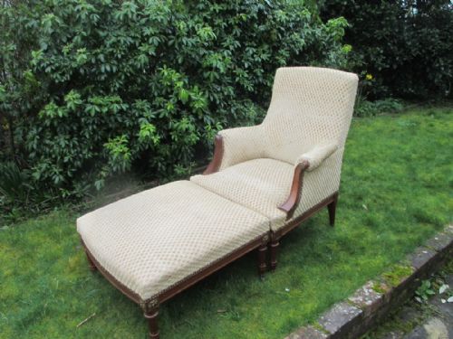 Armchair and Matching Stool