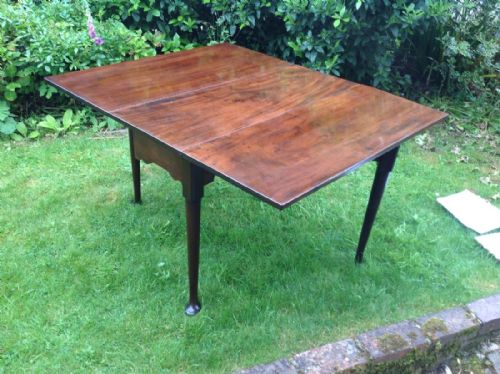 Mahogany Drop Leaf Dining Table