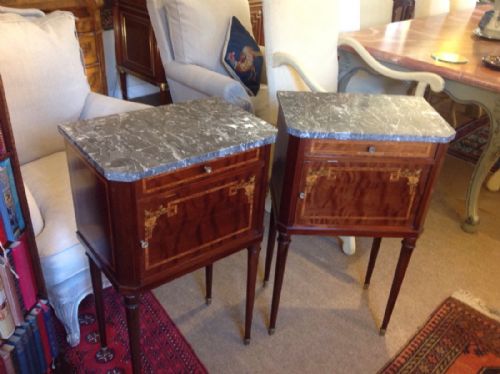 Pair of French Bedside Tables