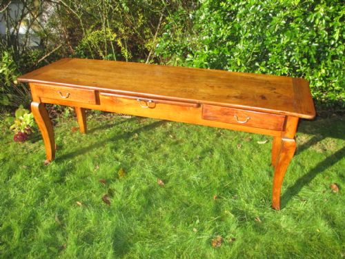 Large Cherrywood Serving Table/ Console
