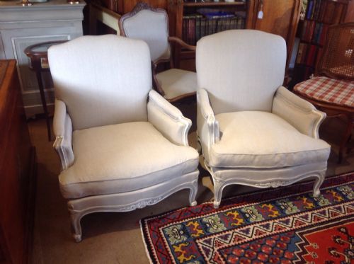 Pair of Lxv Style Armchairsf