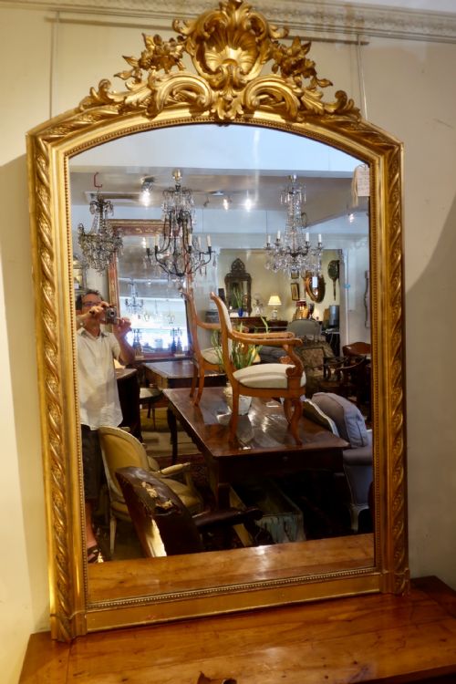 French Gilt Mirror