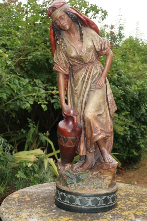 Cold Painted Terracotta Figure