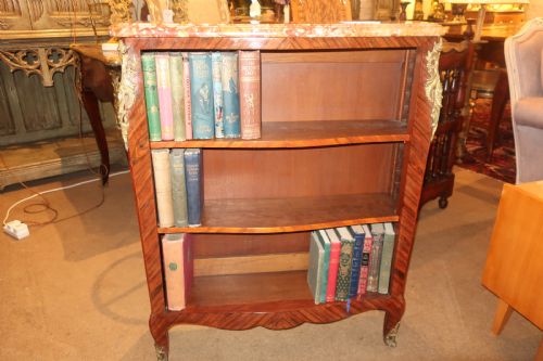Serpentine Kingwood Bookcase