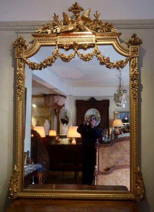 Wonderful Large Gilt Mirror