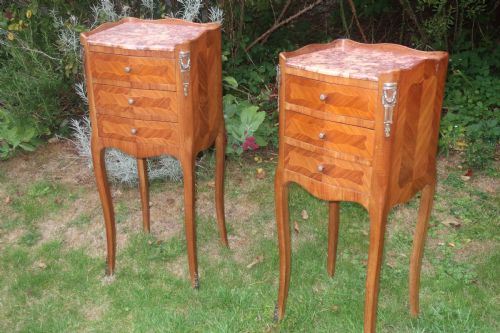 Pair of French Bedside Tables