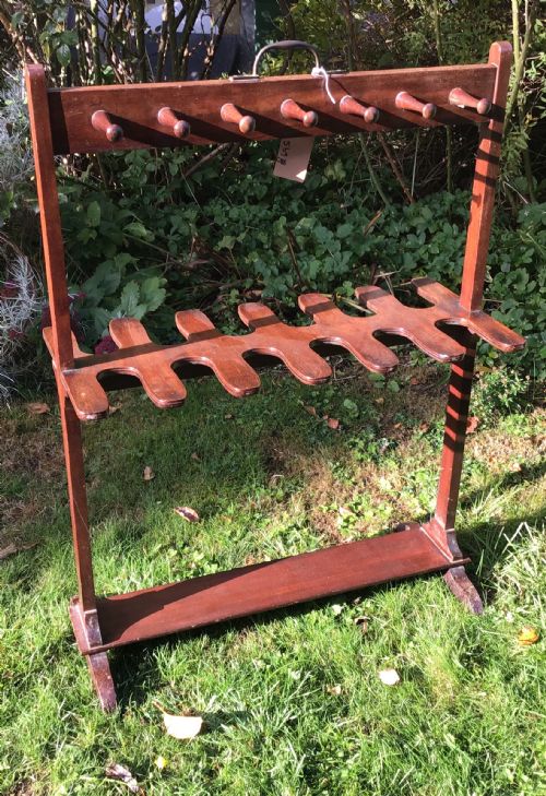Mahogany Boot Rack