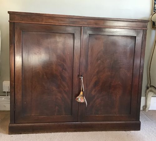 George III Mahogany Cupboard