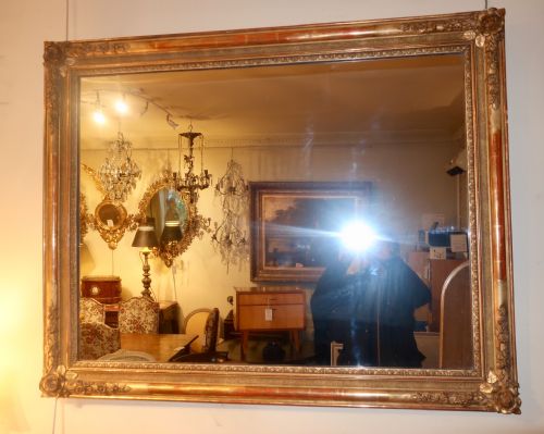 French Landscape Gilt Mirror