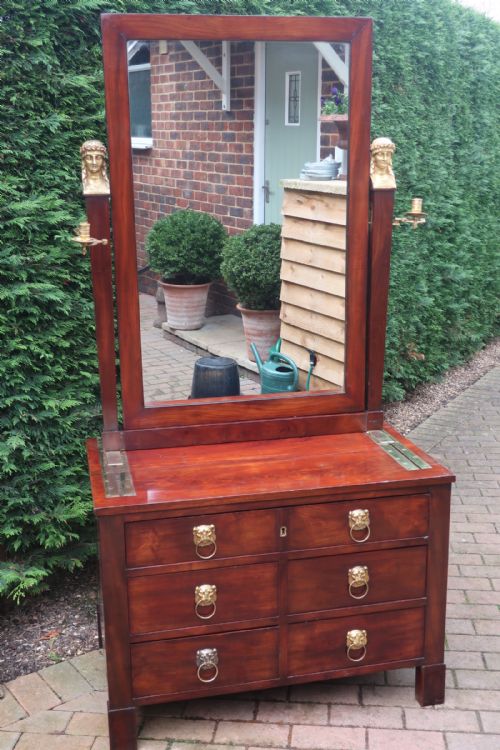 French Empire Campaign Dressing Table