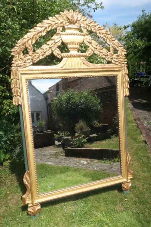 Large Carved Giltwood Mirror