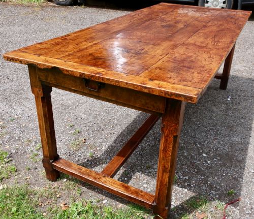 Burr Wood Country Table