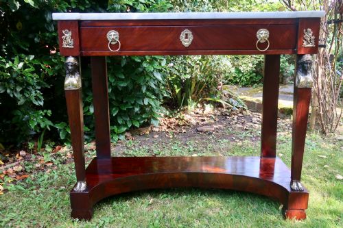 French Empire Console Table