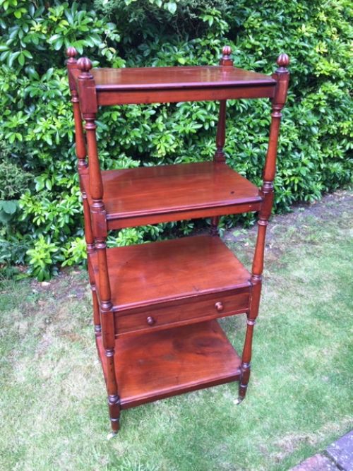 Regency Mahogany Whatnot