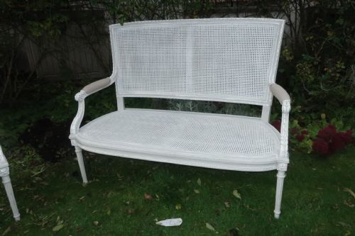 Painted Cane Sofa
