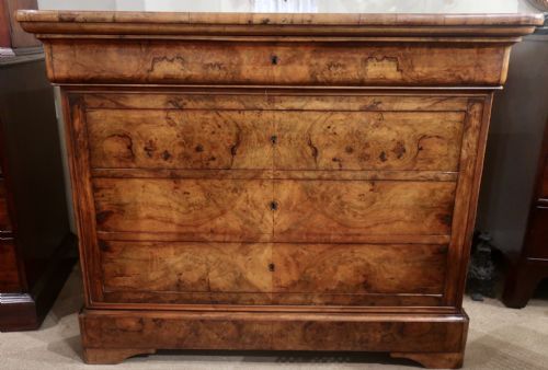 Figured Walnut Louis Philippe Commode
