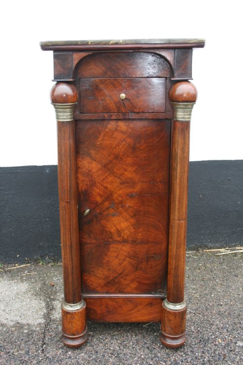 Empire Bedside Table in Walnut
