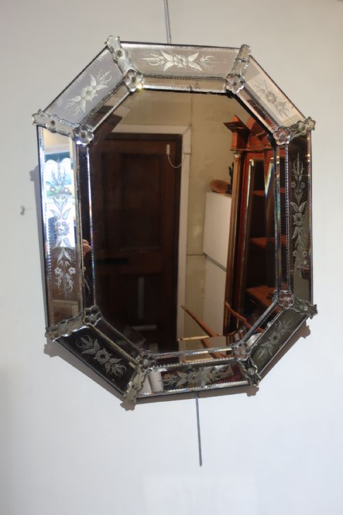 Etched Venetian Mirror