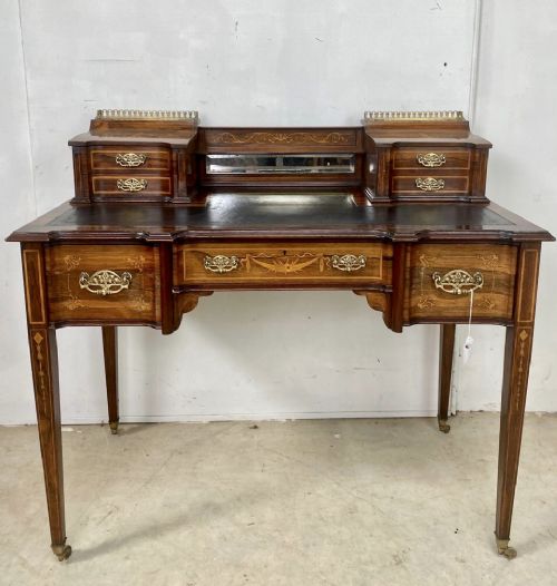 Rosewood Inlaid Writing Table
