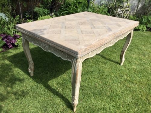 Extending Limed Dining Table