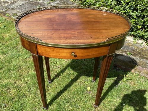 French 18th Century Occasional Table with Gallery