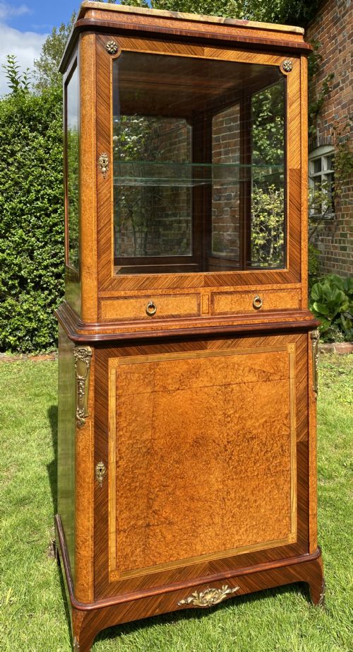Superb Quality Paris Maker Amboyna Cabinet