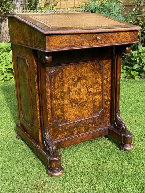 Burr Walnut Davenport