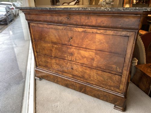 Burr Walnut Louis Philippe Commode