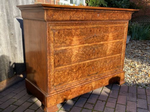 Burr Walnut Louis Philippe Commode