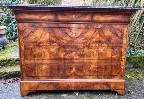 Burr Walnut Louis Philippe Commode