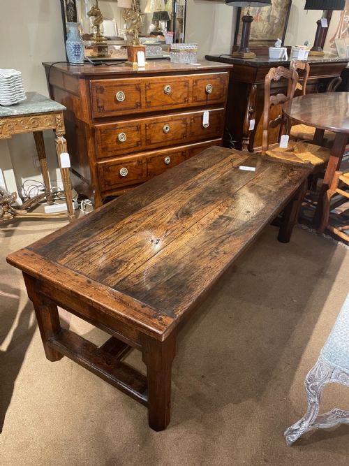 18th Oak Table Reduced to Coffee Table Height