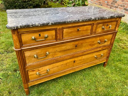 French Louis Xvi Walnut Commode