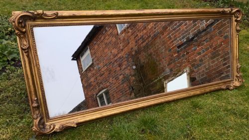 French Gilt Landscape Mirror