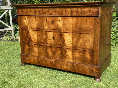 Figured Walnut Louis Philippe Commode