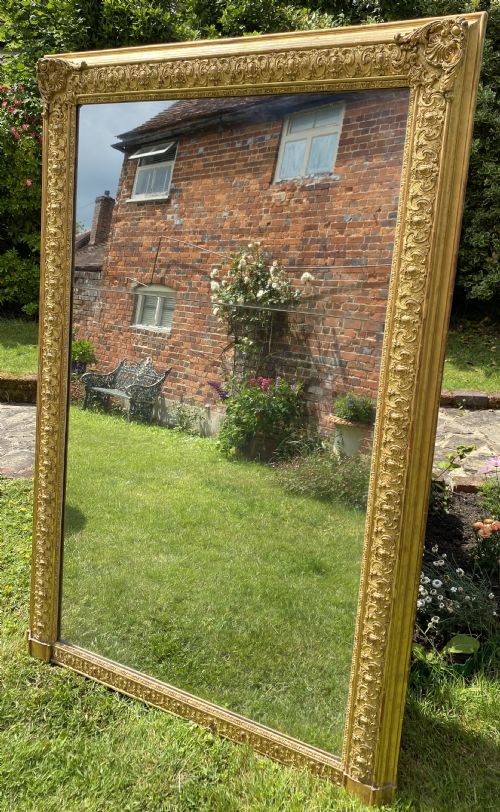 Very Large Early 19th Century Gilt Mirror